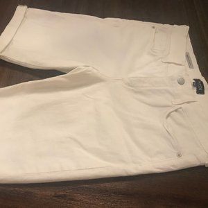 NYDJ Briella White Denim shorts sz 8